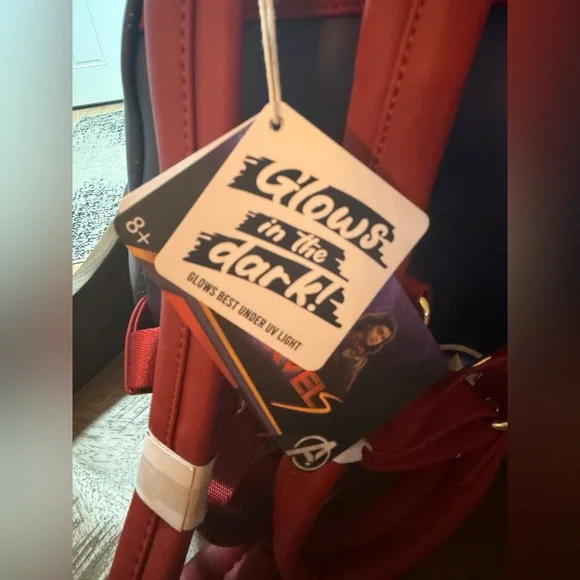 NWT Loungefly Marvel The Marvels Characters Mini Backpack - Picture 5 of 12